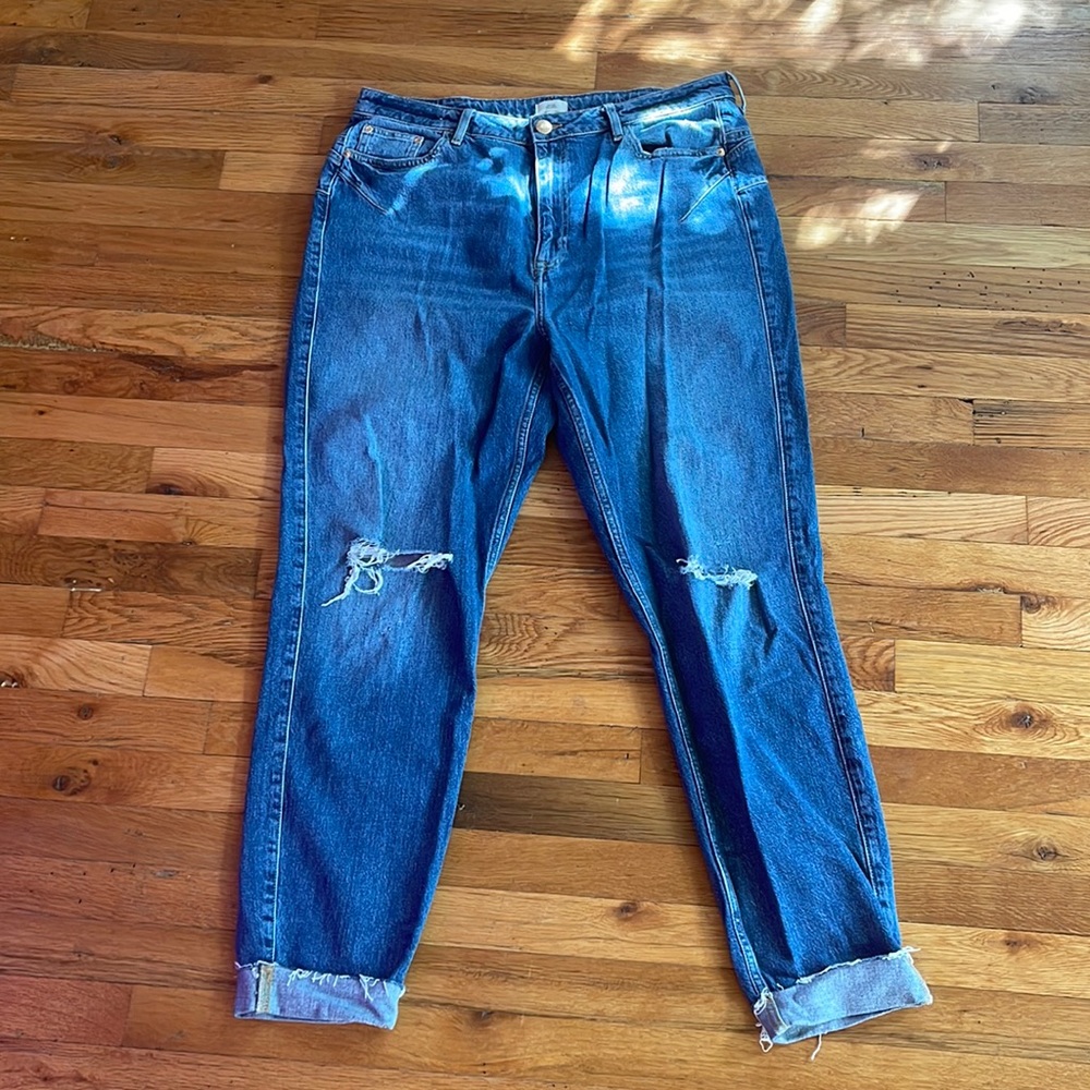 River island W18 mom jeans